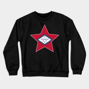 Arkansas State Flag Star Crewneck Sweatshirt